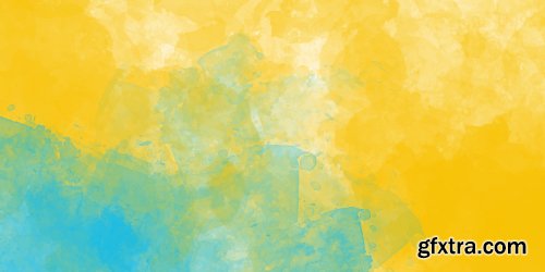 Watercolor Summer Backgrounds in Vectors 25xEPS