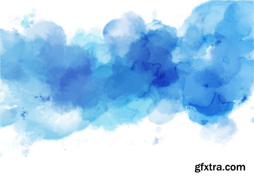 Watercolor Summer Backgrounds in Vectors 25xEPS