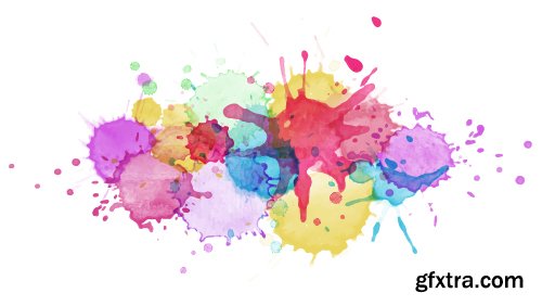 Watercolor Splash Vectors 23xAI, 3xJPG Watercolor Splash Vectors 23xAI, 3xJPG