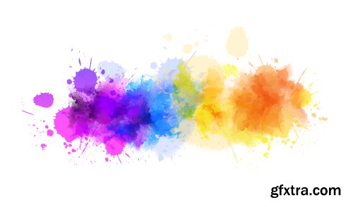 Watercolor Splash Vectors 23xAI, 3xJPG Watercolor Splash Vectors 23xAI, 3xJPG