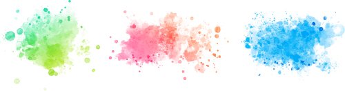 Watercolor Splash Vectors 23xAI, 3xJPG Watercolor Splash Vectors 23xAI, 3xJPG