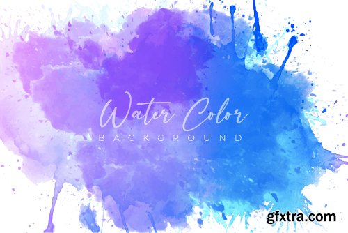 Watercolor Splash Vectors 23xAI, 3xJPG Watercolor Splash Vectors 23xAI, 3xJPG