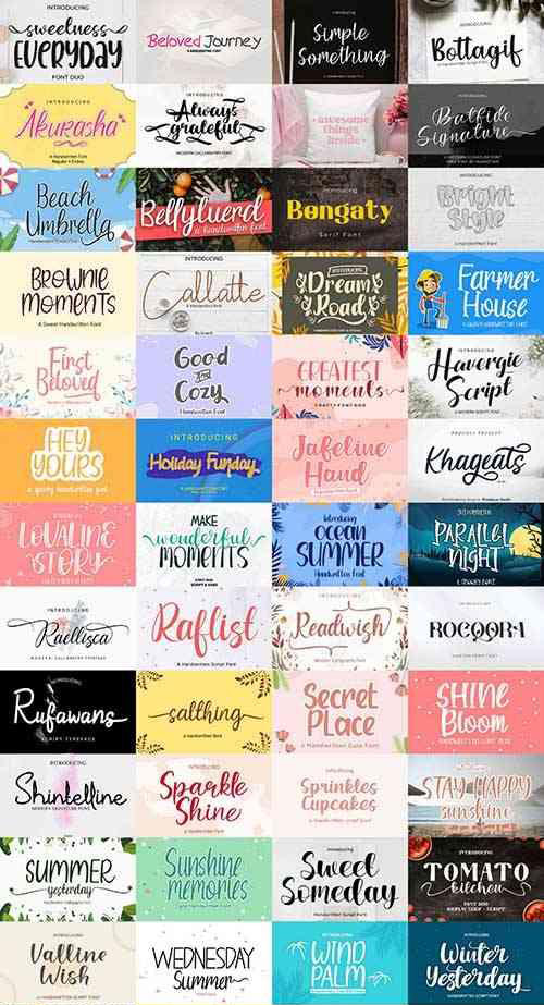 The Dream Collection Font Bundle 23676950