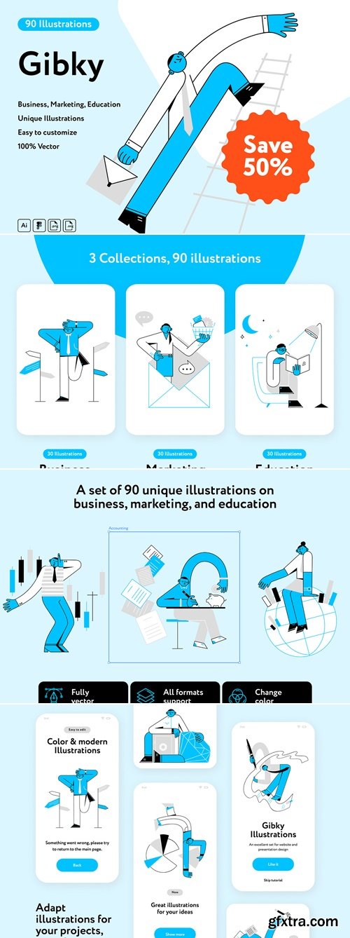 CreativeMarket - Gibky Collection 10951400