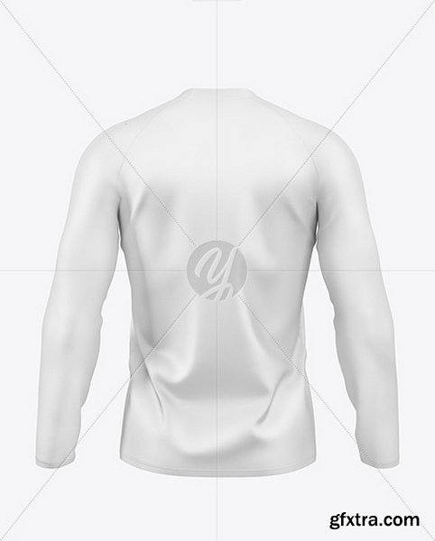 YellowImages - Men\'s Long Sleeve Raglan T-Shirt Mockup 120277