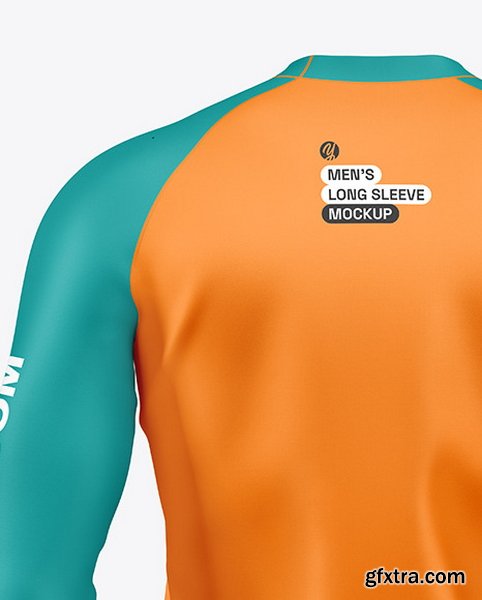 YellowImages - Men\'s Long Sleeve Raglan T-Shirt Mockup 120277