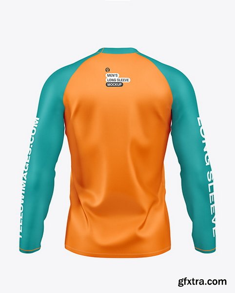 YellowImages - Men\'s Long Sleeve Raglan T-Shirt Mockup 120277