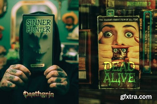 CreativeMarket - Deathgrin Horror Typeface