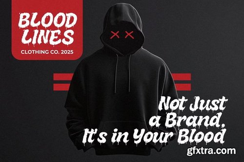 CreativeMarket - Melted Brain Layered Dripping Hallowen Font