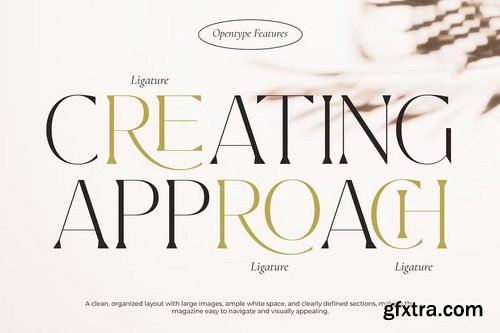 CreativeMarket - Master Modern Ligature Serif Font