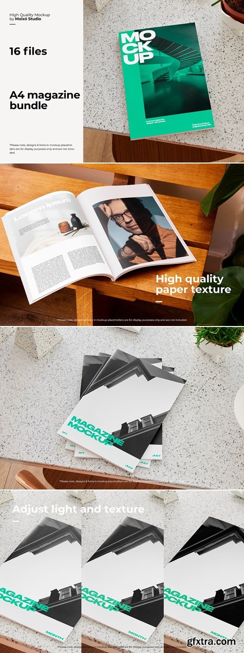 CreativeMarket - A4 Magazine Bundle 284259815
