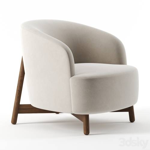 '3dsky Pro - Copine armchair by Porada'