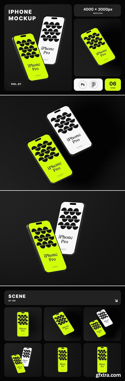 iPhone 16 Pro Mockup Vol.01