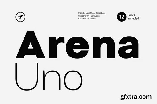 CreativeMarket - Arena Uno Modern Font Family