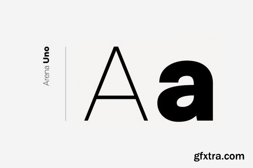 CreativeMarket - Arena Uno Modern Font Family