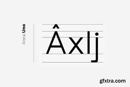 CreativeMarket - Arena Uno Modern Font Family