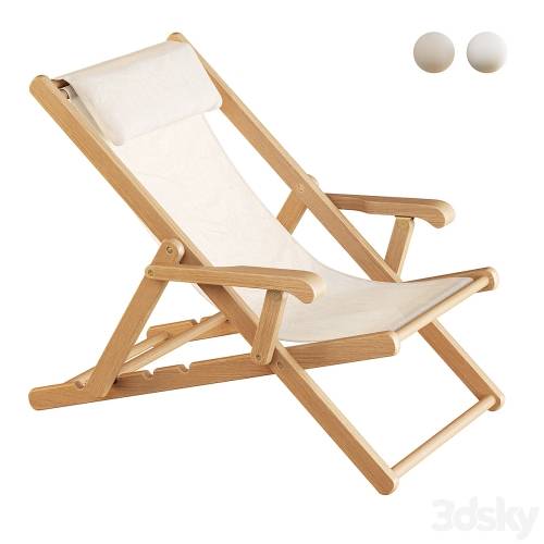 '3dsky Pro - Folding deck chair CHELSEA by Unopiù' '3dsky Pro - Folding deck chair CHELSEA by Unopiù'
