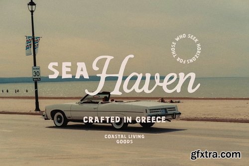 CreativeMarket - Costa Brisa Retro Summer Font Duo