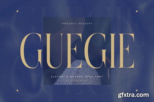 CreativeMarket - Guegie Elegant & Modern Serif Font