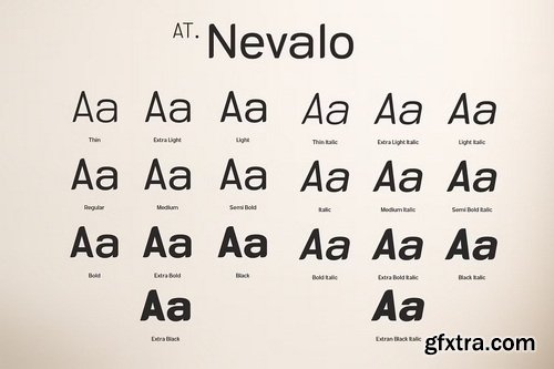 CreativeMarket - AT Nevalo Font