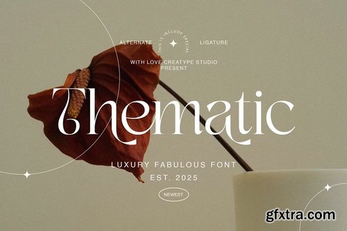 CreativeMarket - Thematic Luxury Display Serif