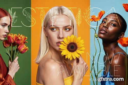 Tropic Summer Botanical Luxury Display Font