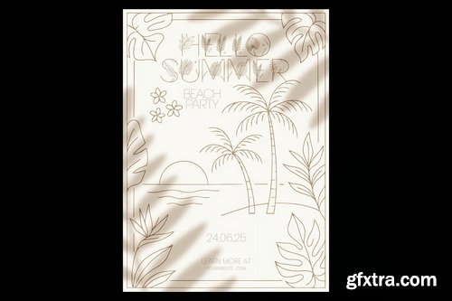 Tropic Summer Botanical Luxury Display Font