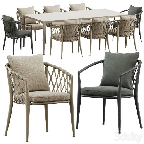 '3dsky Pro - B&B Italy Erica dining table' '3dsky Pro - B&B Italy Erica dining table'