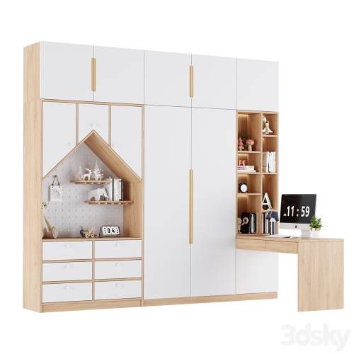 '3dsky Pro - Children's wardrobe 32'