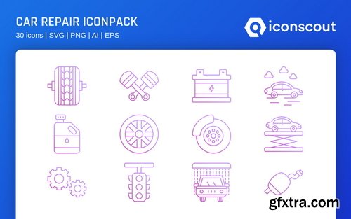 Iconscout - Car Repair Icon Pack