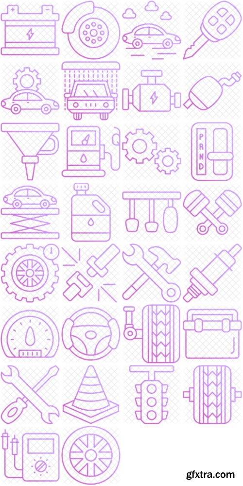 Iconscout - Car Repair Icon Pack