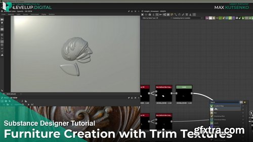 Gumroad - Levelup.Digital - Furniture Creation with Trim Textures | Max Kutsenko