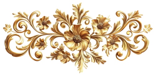 Baroque Ornament Elements 25xPNG