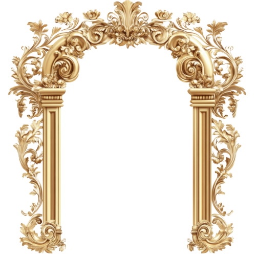 Baroque Ornament Elements 25xPNG
