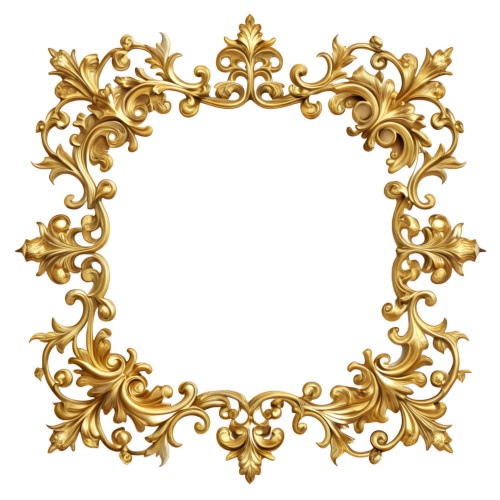Baroque Ornament Elements 25xPNG