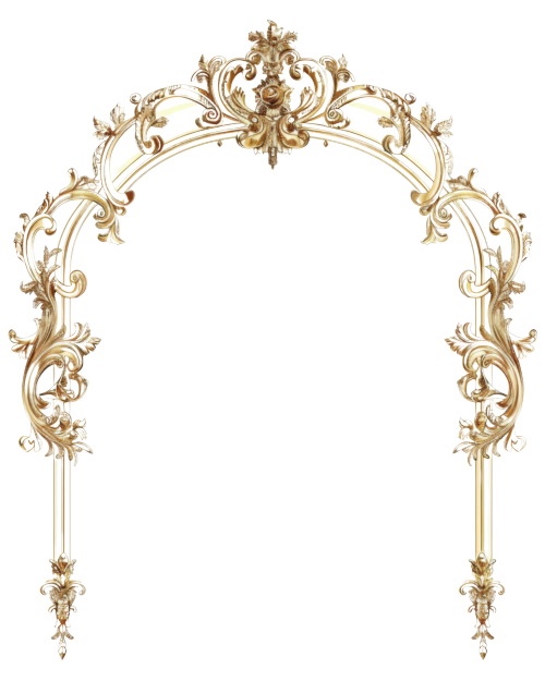 Baroque Ornament Elements 25xPNG