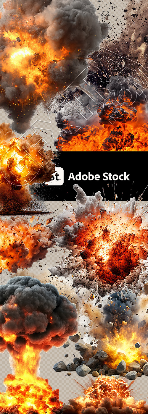 Transparent Great Explosions 30xPNG
