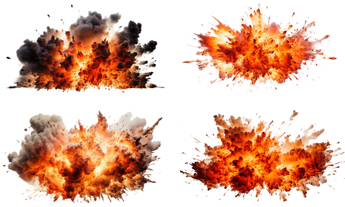 Transparent Great Explosions 30xPNG