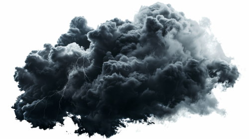 Transparent 25 Dark Clouds PNG EPS JPG