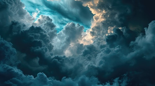 Transparent 25 Dark Clouds PNG EPS JPG