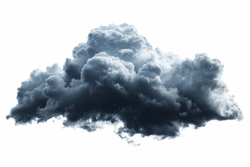 Transparent 25 Dark Clouds PNG EPS JPG