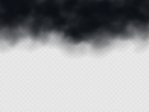 Transparent 25 Dark Clouds PNG EPS JPG