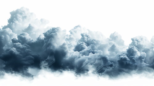 Transparent 25 Dark Clouds PNG EPS JPG