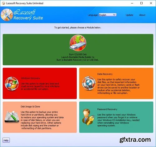 Lazesoft Recovery Suite 5.0.0.1 Unlimited WinPE