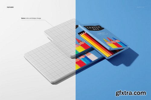 Creatsy - Crayon Boxes Mockup 2133449045