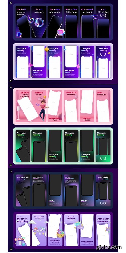 Craftwork Design - App Store Preview Templates