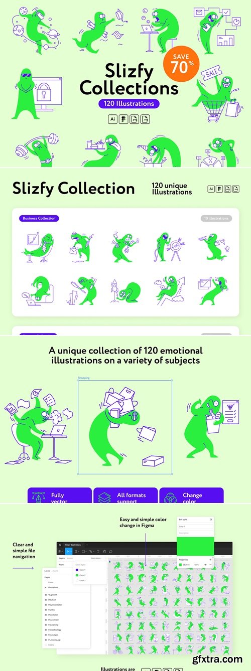 CreativeMarket - Slizfy Collection 12783506