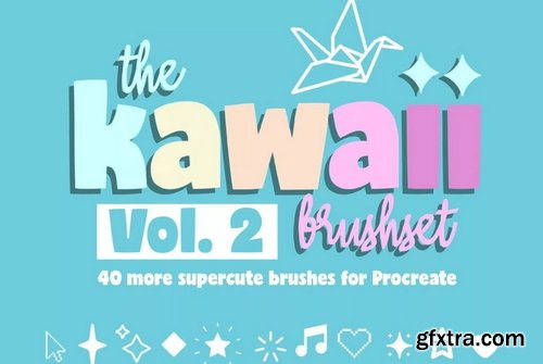 Brushgalaxy - The Kawaii Procreate Brushset Volume 2