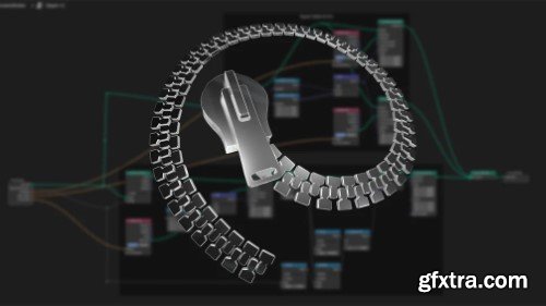 Zipper Geometry Nodes for Blender