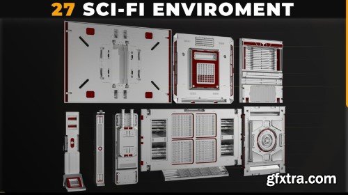 ArtStation - 27 SCI-FI ENVIROMENT PANEL KITBASH